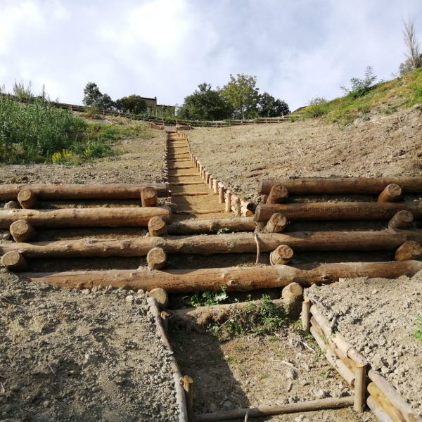 Consolidamento Canalizzazione a Pali e Rete (6)