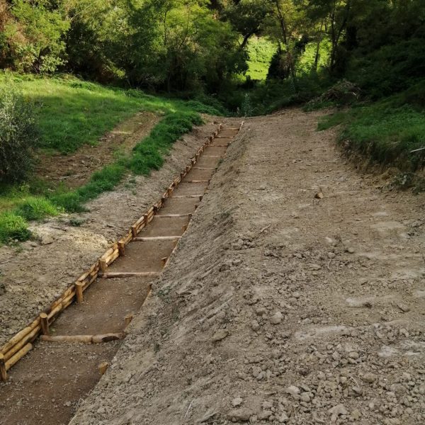 Consolidamento Canalizzazione a Pali e Rete (7)