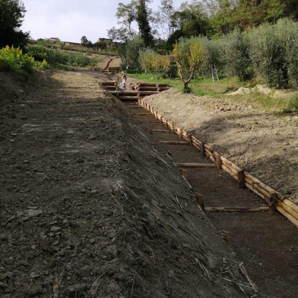 Consolidamento Canalizzazione a Pali e Rete (8)